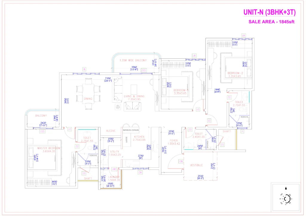 District 25 Floor Plan