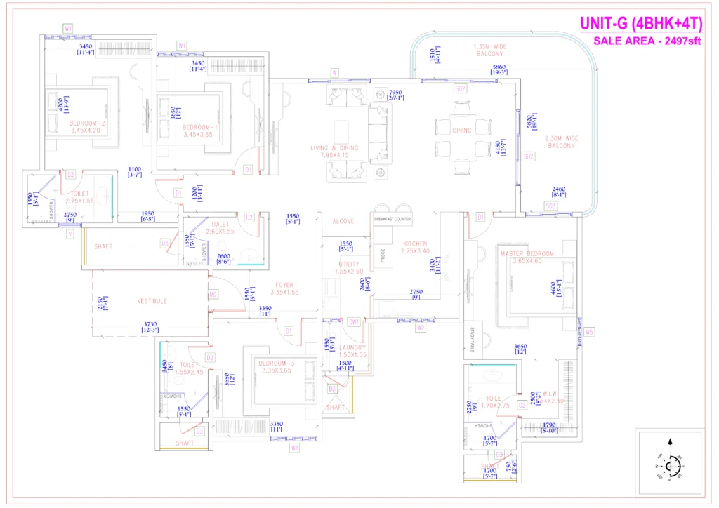 District 25 Sample Floor Plan